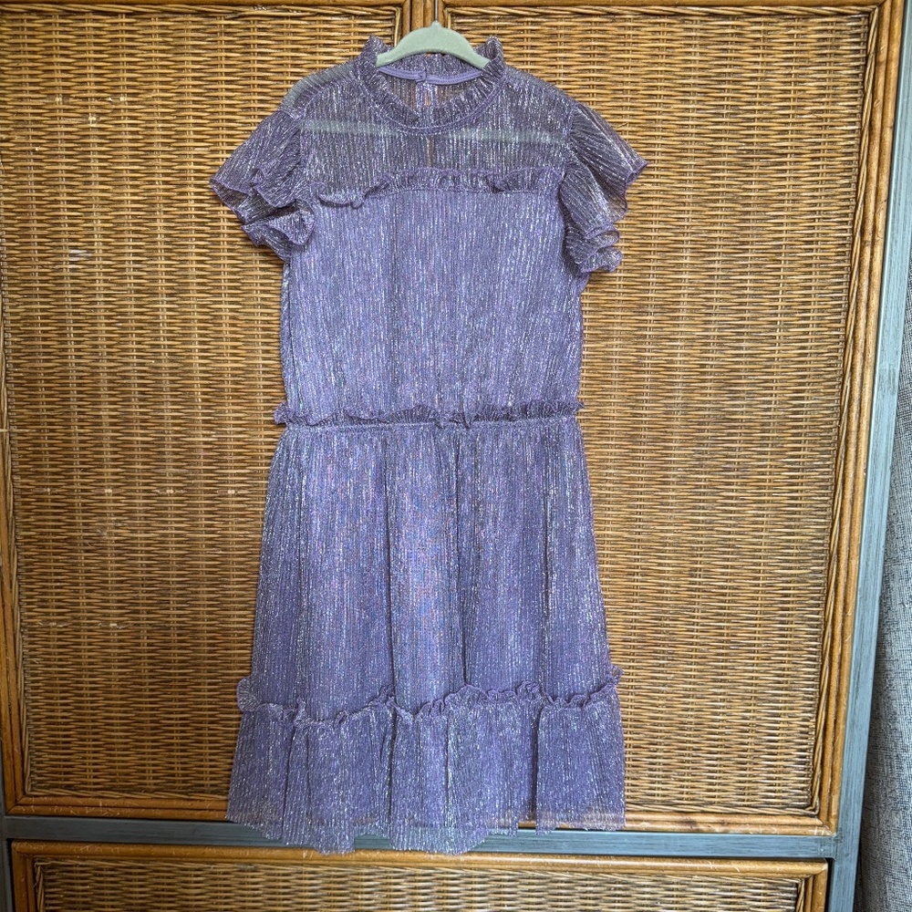BCBGirls lavender sparkling dress size 8